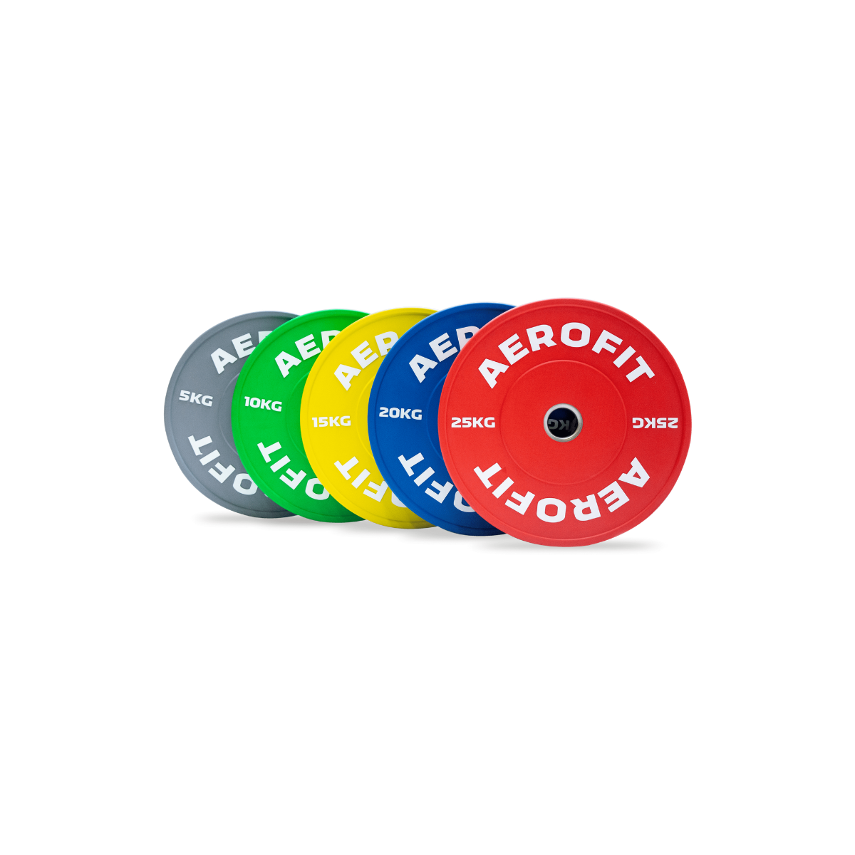 Aerofit Rubber Bumper Plates – Colour