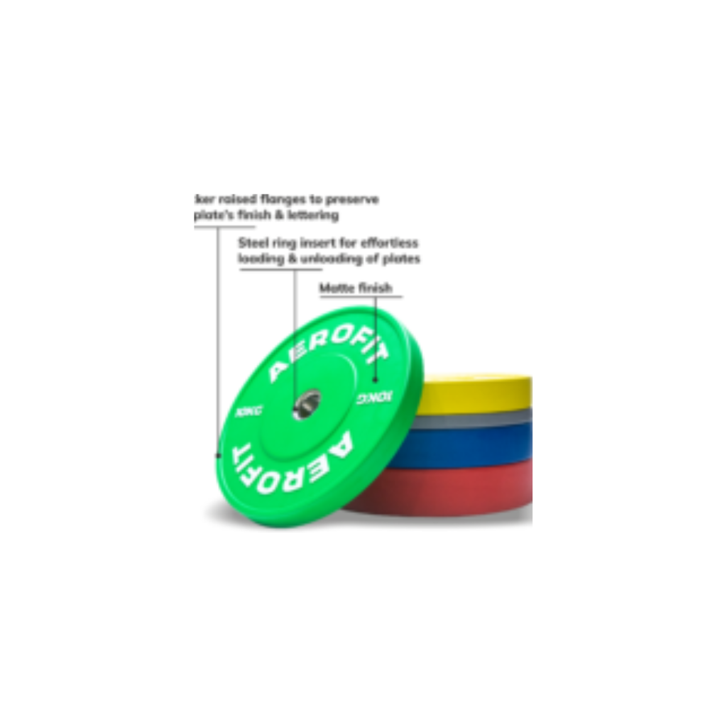 Aerofit Rubber Bumper Plates – Colour