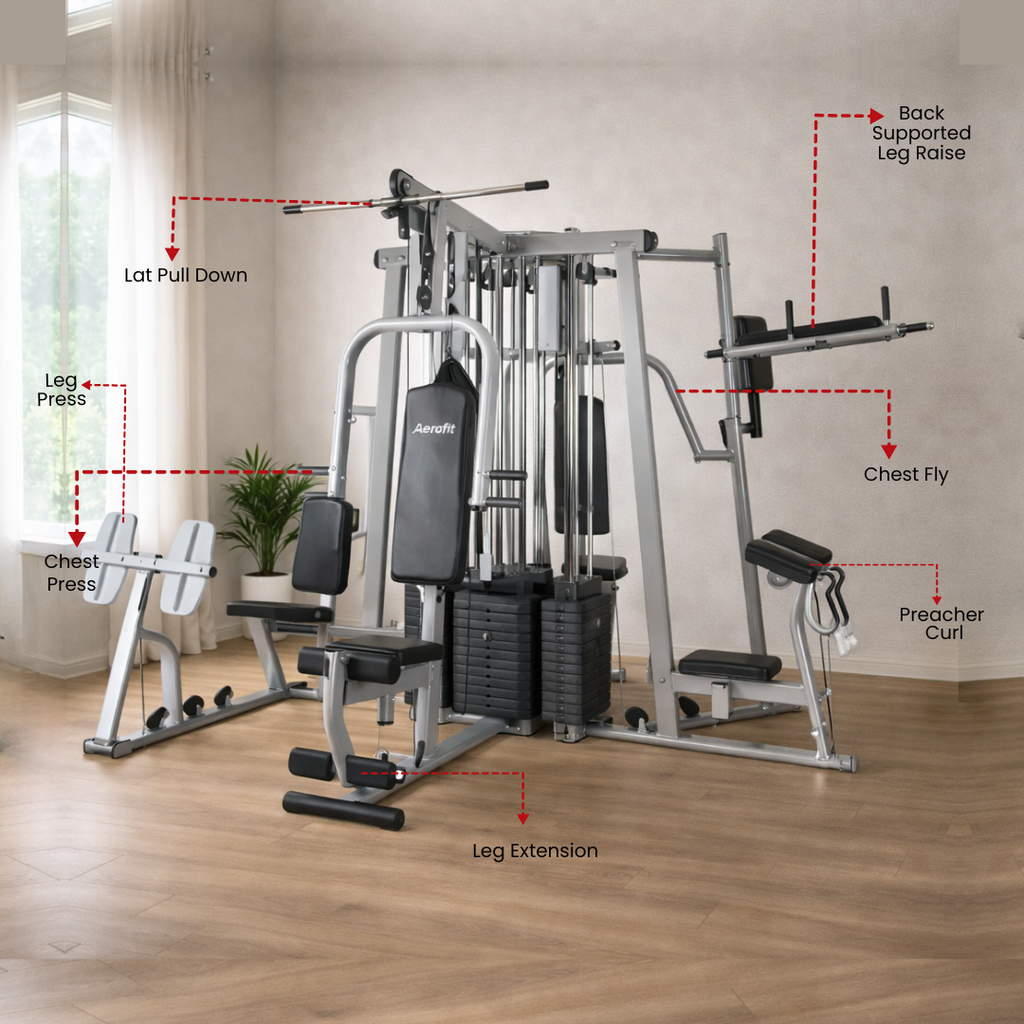Aerofit AF-314 6 Station Multi Gym