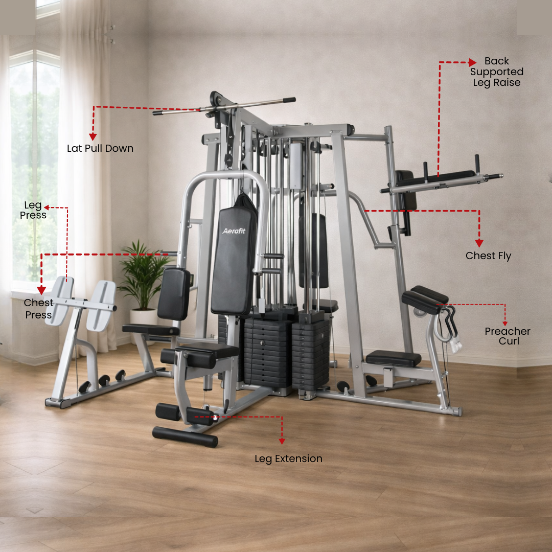 Aerofit AF-314 6 Station Multi Gym